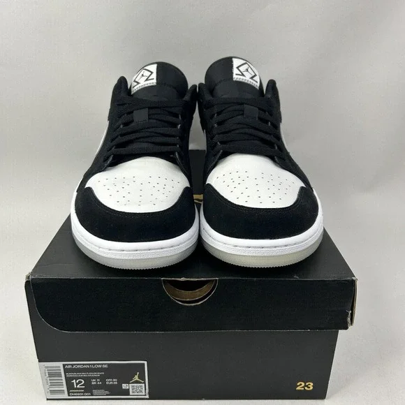 Nike Shoes Air Jordan 1 Low SE Retro “Diamond Shorts/Black White” 2024 - Picture 3 of 6